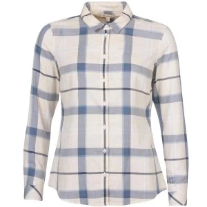 Image of Barbour Womens Bredon Shirt Mist/Cloud 16