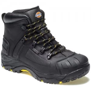Image of Dickies Mens Medway Safety Hiker Boots Black Size 9