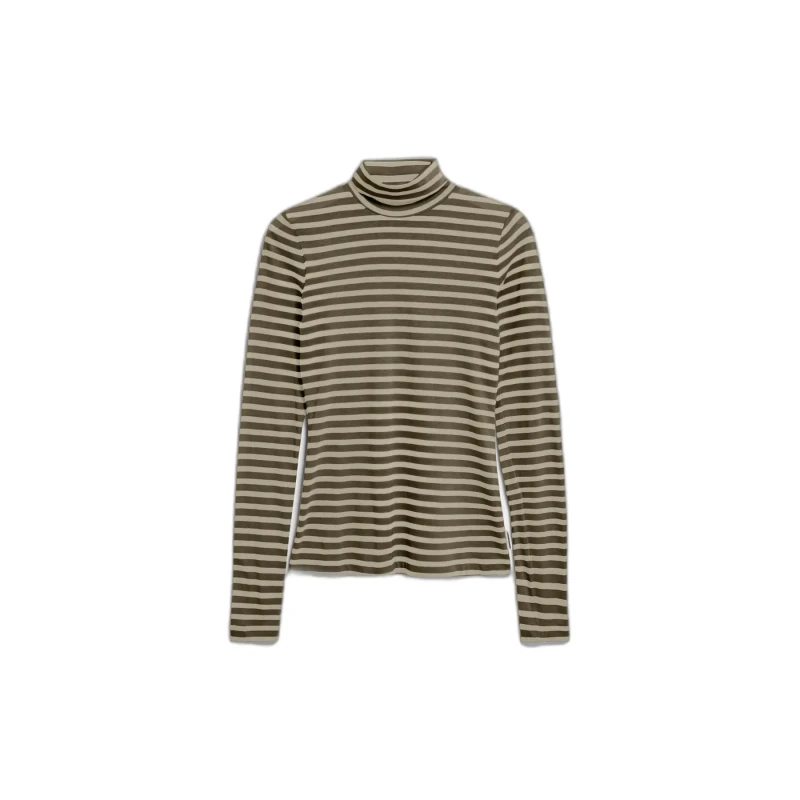 Image of ARMEDANGELS Womens striped T-Shirt ARMEDANGELS Graziliaa Vert Female L