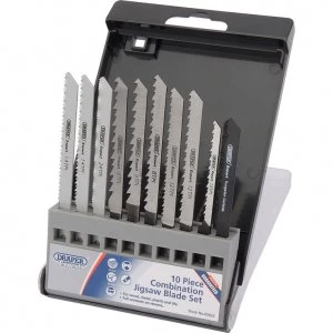 Image of Draper Expert 10 Piece Assorted Jigsaw Blade Set