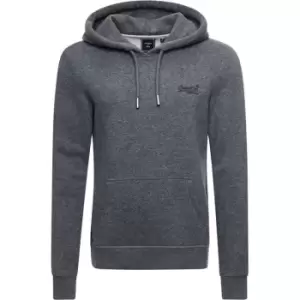 Image of Superdry Logo Hoodie - Grey