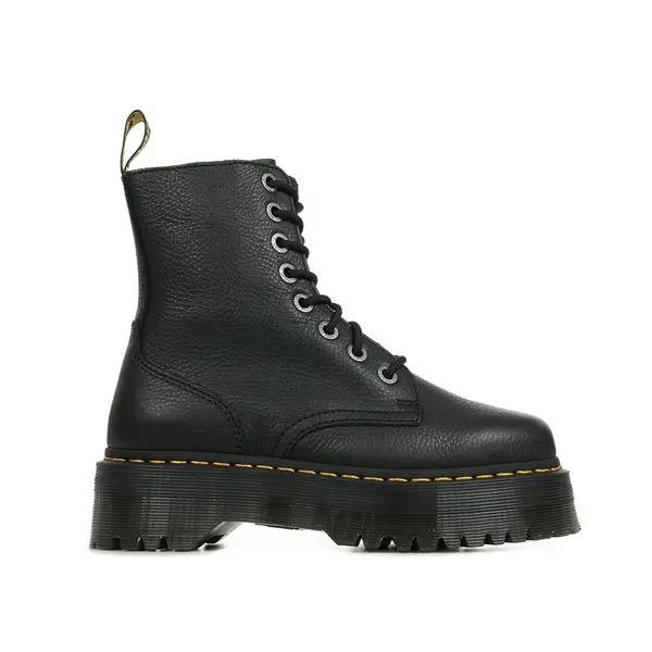 Image of Dr Martens Black Jadon Iii Pisa Leather Platform Boots Black Female 4 191673UK