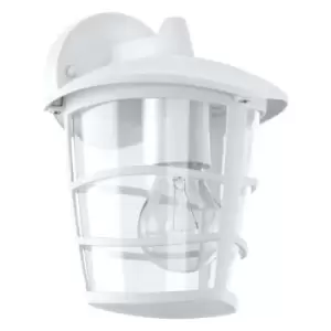 Image of Netlighting Aloria 1 Light Outdoor Wall Lantern White IP44, E27