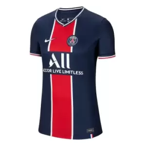 Image of 2020-2021 PSG Home Nike Womens Football Shirt