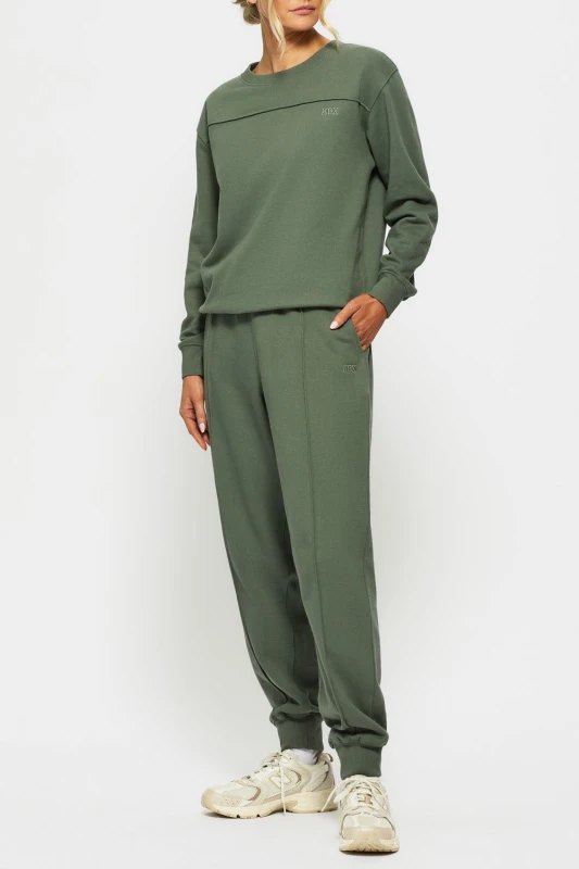 Image of KBX Womens Jessica Sweat Jumper in Green Size: 8 Green Female 8