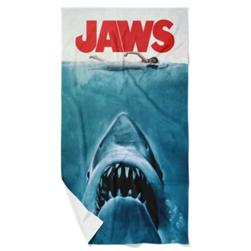 Image of Zavvi Jaws Classic Poster Beach Towel