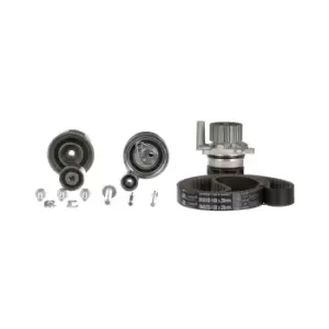 Image of GATES Water Pump + Timing Belt Kit KP25649XS-1 VW,AUDI,SKODA,TOURAN (1T1, 1T2),Passat Variant (3C5),GOLF VI (5K1),Polo Schragheck (6R1, 6C1)