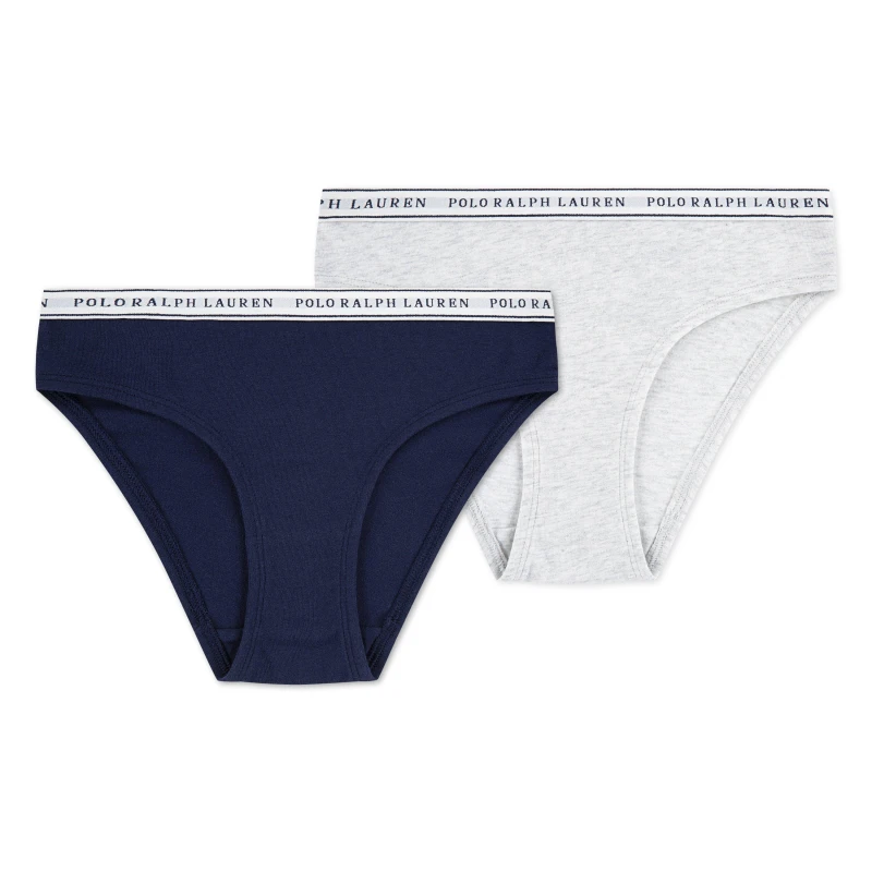 Image of Polo Ralph Lauren Polo 2Pk Briefs Jn62 Refine Navy BK9 female 9-10 (M)