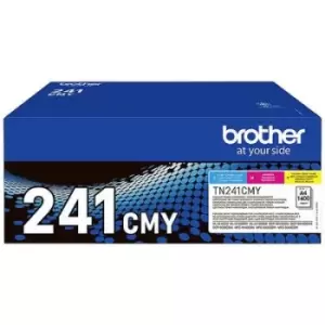Image of Brother Toner cartridge TN-241CMY TN241CMY Original Cyan, Magenta, Yellow 1400 Sides