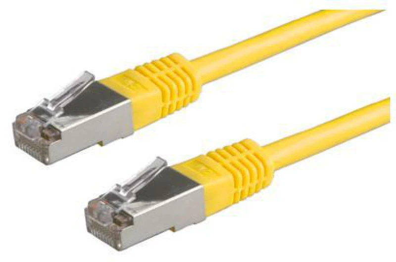 Image of ROLINE S/FTP (PiMF) Patch Cord. Cat.6. yellow 2.0m