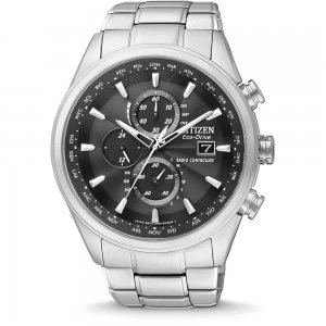 Image of Citizen Eco-Drive Mens Stainless Steel Chronograph Watch AT8011-55E