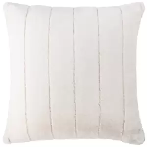 Image of Empress Faux Fur Cushion Cream / 45 x 45cm / Polyester Filled