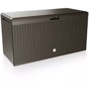 Image of Cushion Plastic Chest Box Pillow Box 100kg Tool Crate Garden Chest Rato PLUS braun (de)