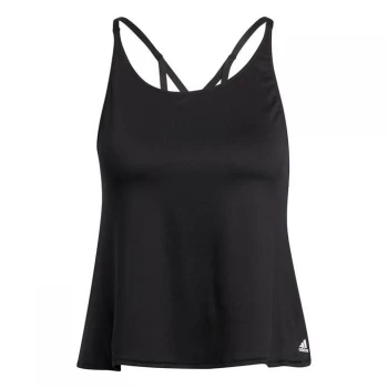 Image of adidas Yoga Tank Top Womens - Black / White
