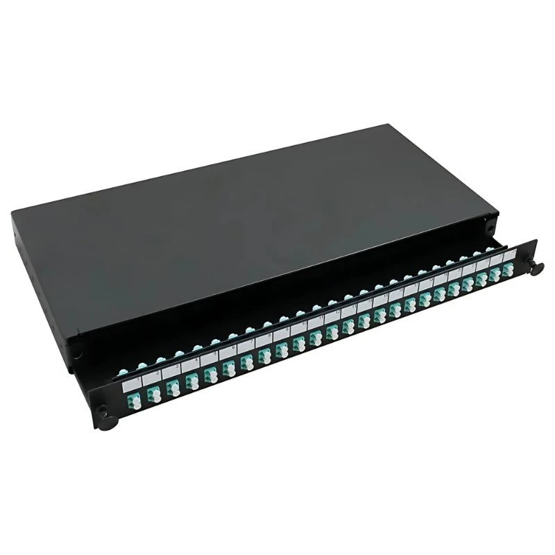 Image of FDL 24 PORT DUPLEX (48 FIBRE) LC MULTIMODE PATCH PANEL
