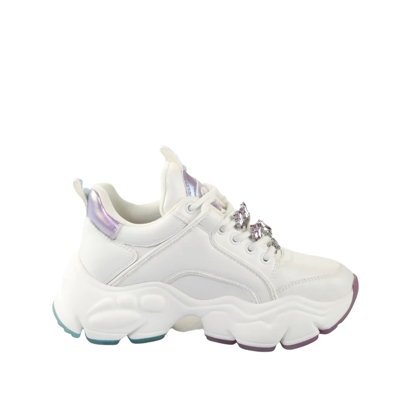 Image of Buffalo Womens Trainers Buffalo Binary Ice 4.0 Blanc Female 38