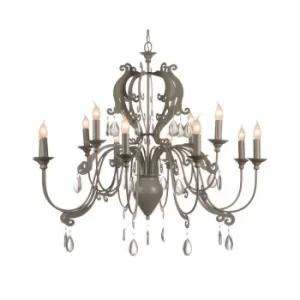 Image of Pedrera Multi Arm Chandeliers Gray