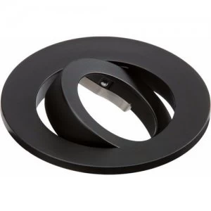 Image of KnightsBridge Evolve Fire Rated Twist and Lock Downlight Tilt Trim Bezel - Black