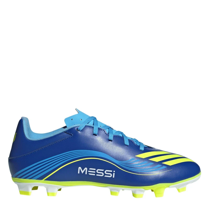 Image of Adidas Football boots adidas F50 Messi Club FG/AG Bleu Unisex 44 2/3 JP7444