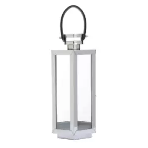 Image of Interiors by PH Small Silver Finish Lantern