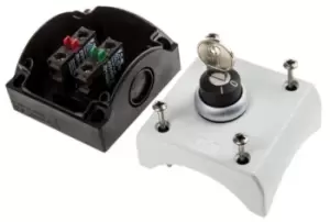 Image of Eaton Stay Put Control Station Switch - NO/NC, Plastic, 1 Cutouts, Black, IP67