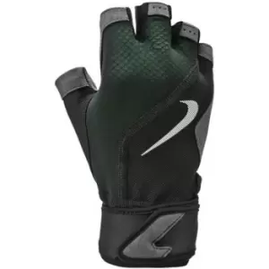 Image of Nike Mens Premium Fingerless Gloves (S) (Black/Grey)