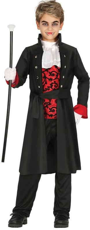 Image of Fiestas Guirca Fancy Dress Child Vampire 7-9 Years, Black CLG-FG87432