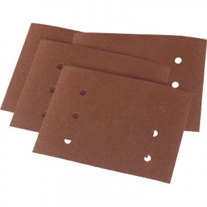 Image of Draper Punched 1/4 Sanding Sheets 115mm x 145mm Assorted Pack of 6