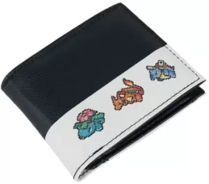 Image of Pokemon Pixel Starter Wallet Black white