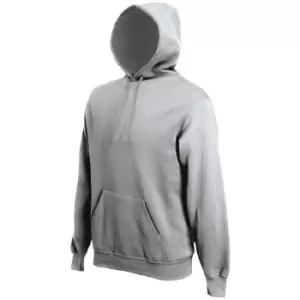 Image of Kariban Mens Heavy Contrast Hooded Sweatshirt / Hoodie (XL) (Oxford Grey)