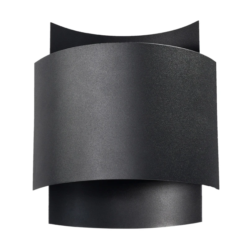 Image of Sollux Lighting Industrial Wall Lamp 23x22x11cm 1xLight Black