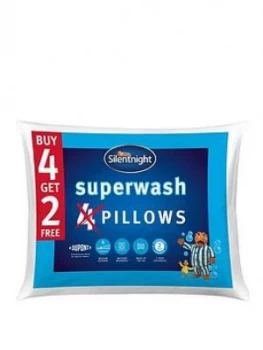 Image of Silentnight Superwash Pillows ; Buy 4 Get 2 Free!