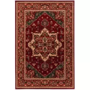 Image of Mastercraft Kashqai 4354/300 Rug - 240x340cm, Wool - Red