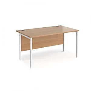 Image of Dams International Maestro 25 Rectangular Home Desk Wood White 1400 x 725 x 800 mm