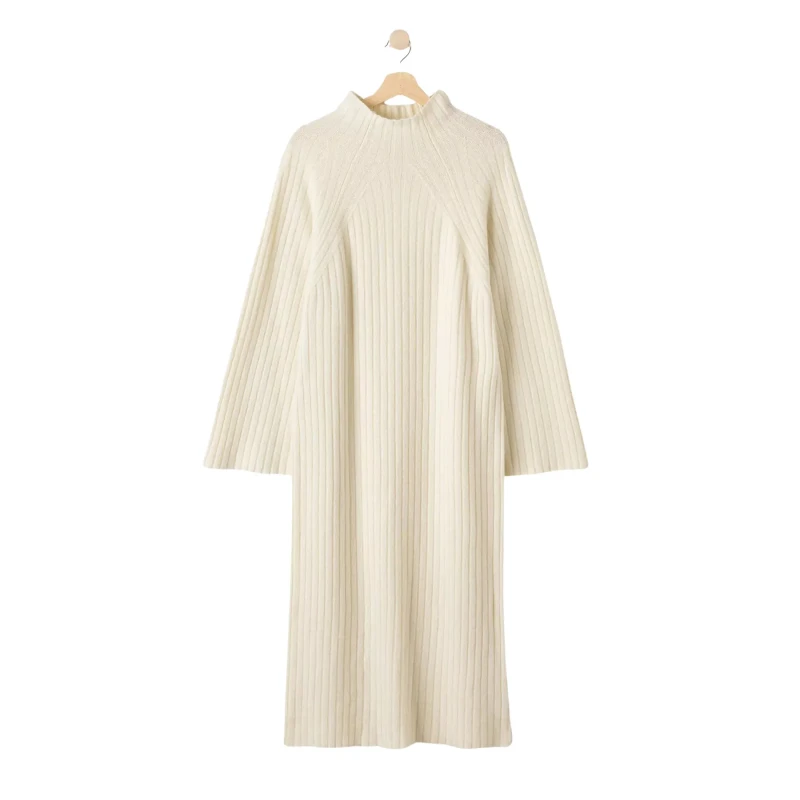 Image of Holebrook Womens sweater dress Holebrook Ami Beige Female L