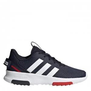 Image of adidas Racer Trainers Junior Boys - Navy/White