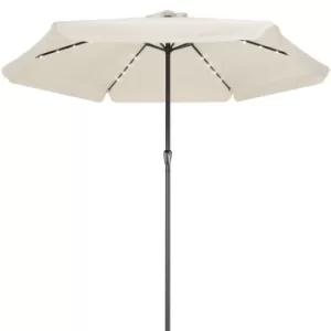 Image of LED Solar Parasol Athen Cream 330cm