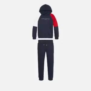Image of Tommy Hilfiger Boys' Essential Hooded Colorblock Set - Desert Sky - 5 Years