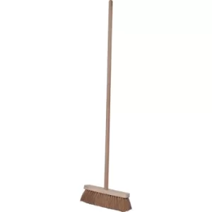 Image of 18" Coco Broom C/W 1.1/8" X 48" Stale