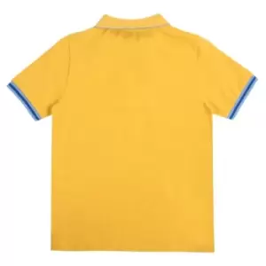 Image of Ben Sherman Print Polo Shirt Junior Boys - Yellow