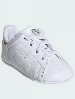 Image of adidas Originals Stan Smith Toddler Trainers - White Sparkle, White/Sparkle, Size 3
