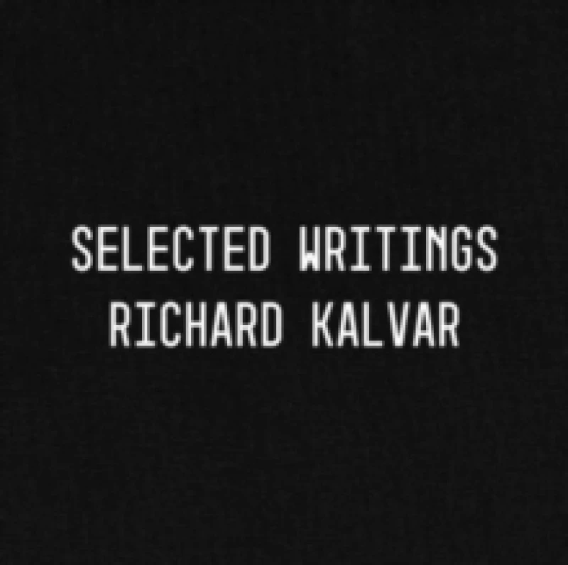 Image of Richard Kalvar: Selected Writings Paperback / softback