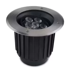 Image of Gea Outdoor LED Recessed Ground Uplight Stainless Steel Polished 18.5cm 1777lm 29deg. 4000K IP67