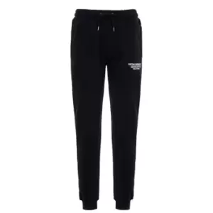 Image of Firetrap Open Hem Tapered Jogging Pants Mens - Black