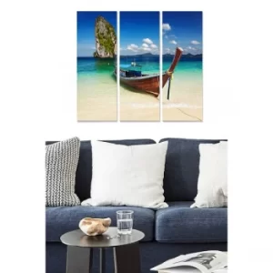 Image of MDF288888431 Multicolor Decorative MDF Painting (3 Pieces)