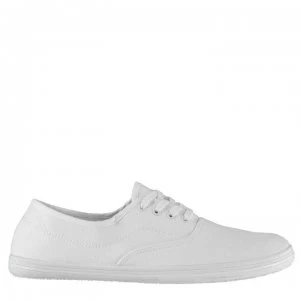 Image of Slazenger Canvas Pumps Mens - White