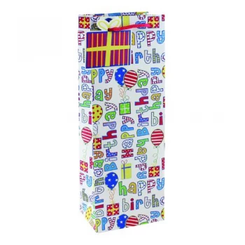 Image of Happy Birthday Bottle Bag Pack of 6 26955-4