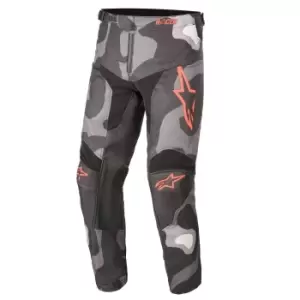 Image of Alpinestars Youth Racer Tactical Gray Camo Red Fluo 26