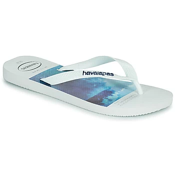 Image of Havaianas HYPE mens Flip flops / Sandals (Shoes) in White - Sizes 9,11,39 / 40,7.5,8,6 / 7,9 / 10,11 / 12