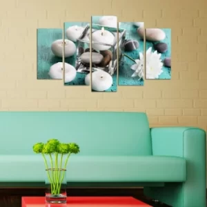 Image of 5M-77 Multicolor Decorative MDF Painting (5 Pieces)